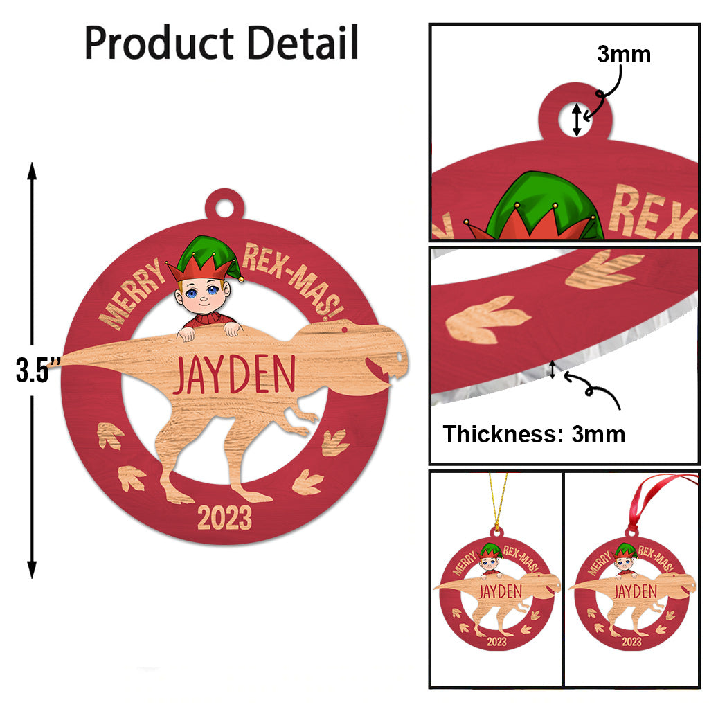 Baby Dino - Personalized Kid Ornament