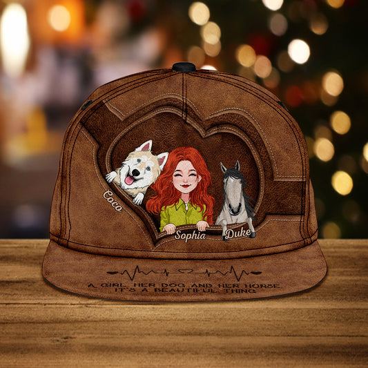 Quelle belle chose ! - Casquette personnalisée à motif cheval