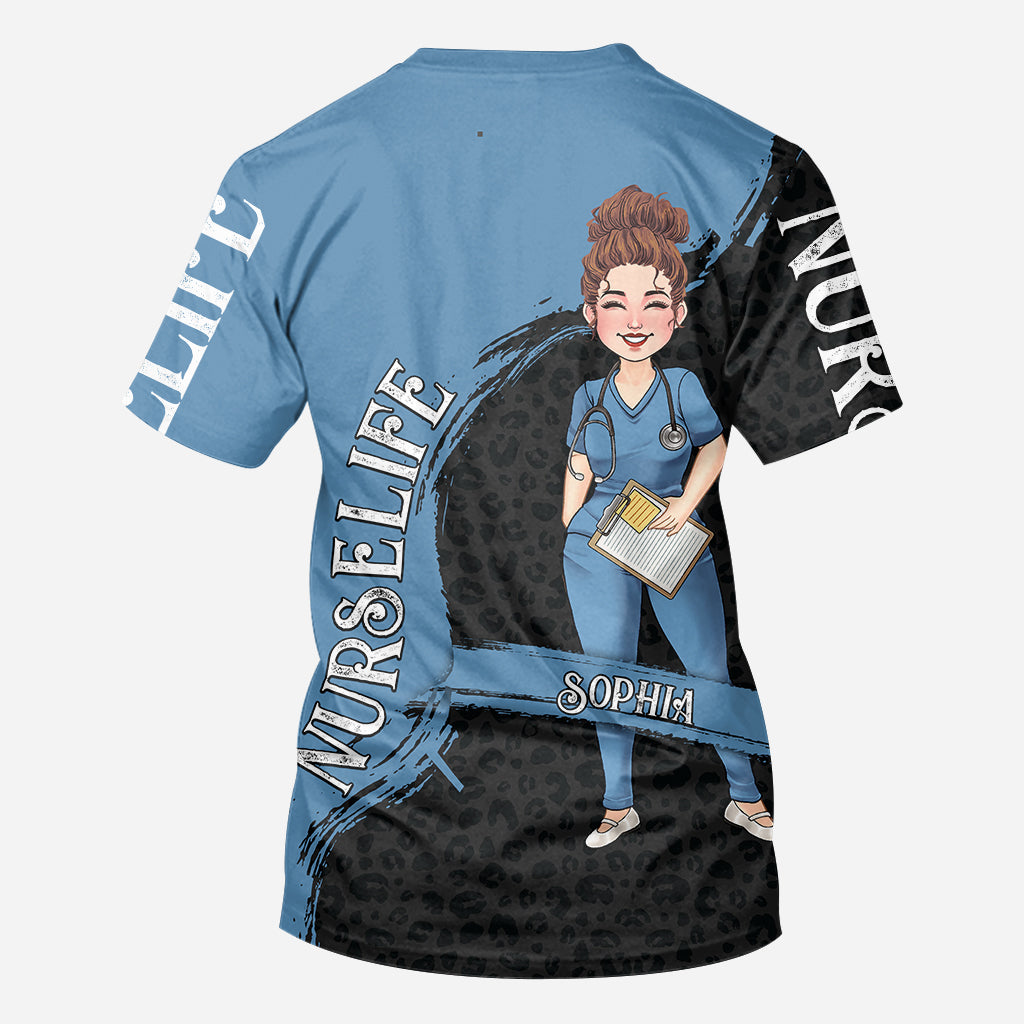 The Nurse Life - Nurse gift for mom, her, wife, girlfriend, friend - Personalized All Over Shirt