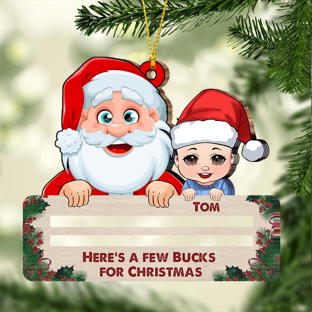 Totally On The Nice List - Personalized Kid Ornament