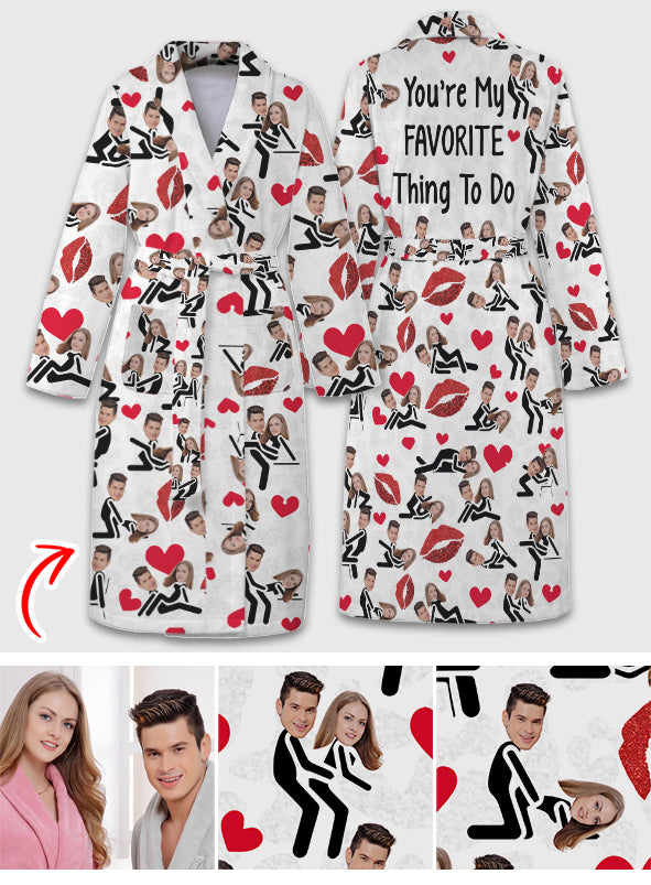 Tu es ce que je préfère faire - Pyjama kimono personnalisé pour couple