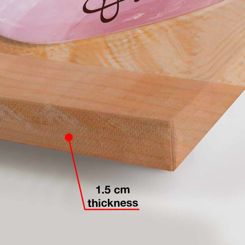 Dieu savait que mon cœur avait besoin de toi - Affiche personnalisée pour couples