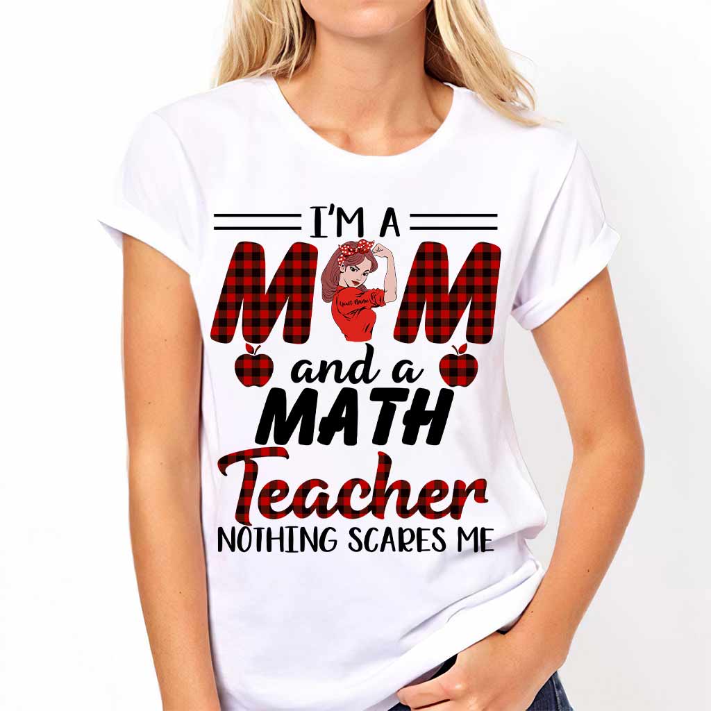 Je suis maman et enseignante - T-shirt et sweat à capuche personnalisés