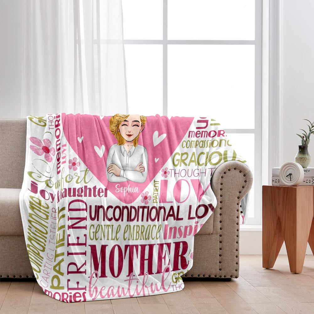 We Love You - Personalized Mother's day Mother Blanket