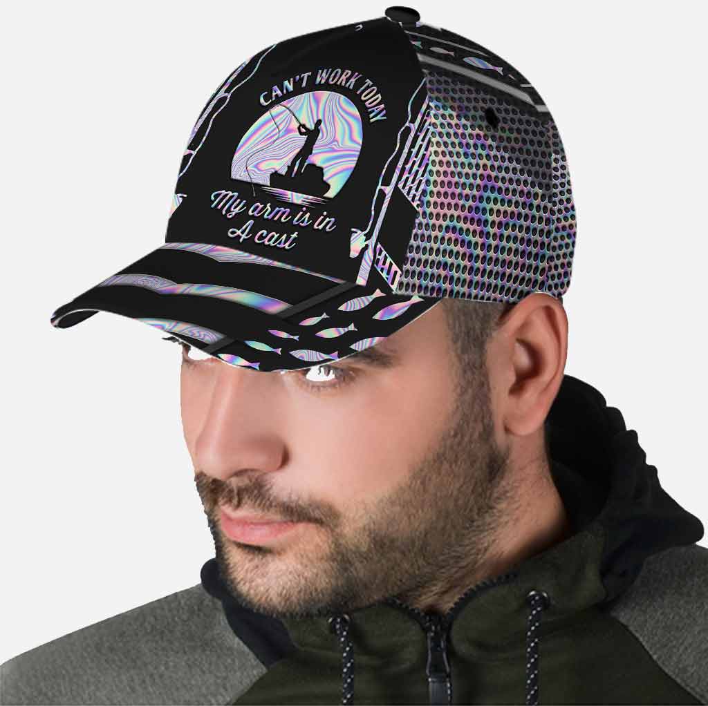 Je ne peux pas travailler aujourd'hui - Casquette de pêche