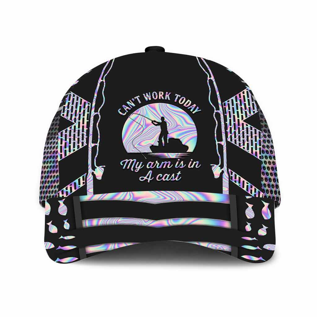 Je ne peux pas travailler aujourd'hui - Casquette de pêche