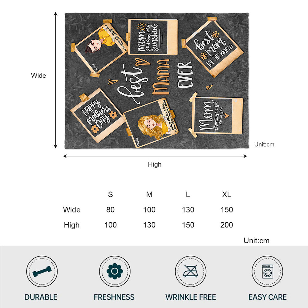 Photos « Maman, on t’aime » - Couverture personnalisée pour la fête des mères