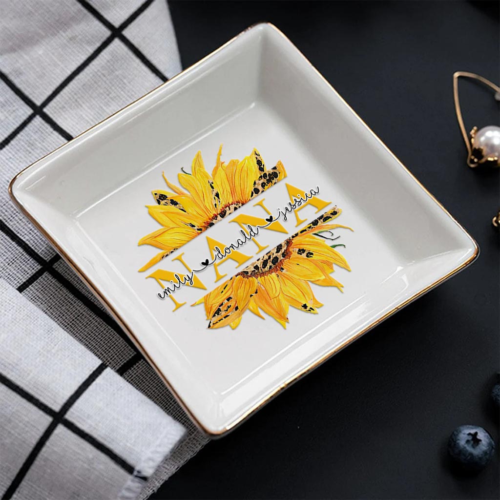 Tu es mon rayon de soleil - Porte-bijoux personnalisé pour la fête des mères, grand-mère