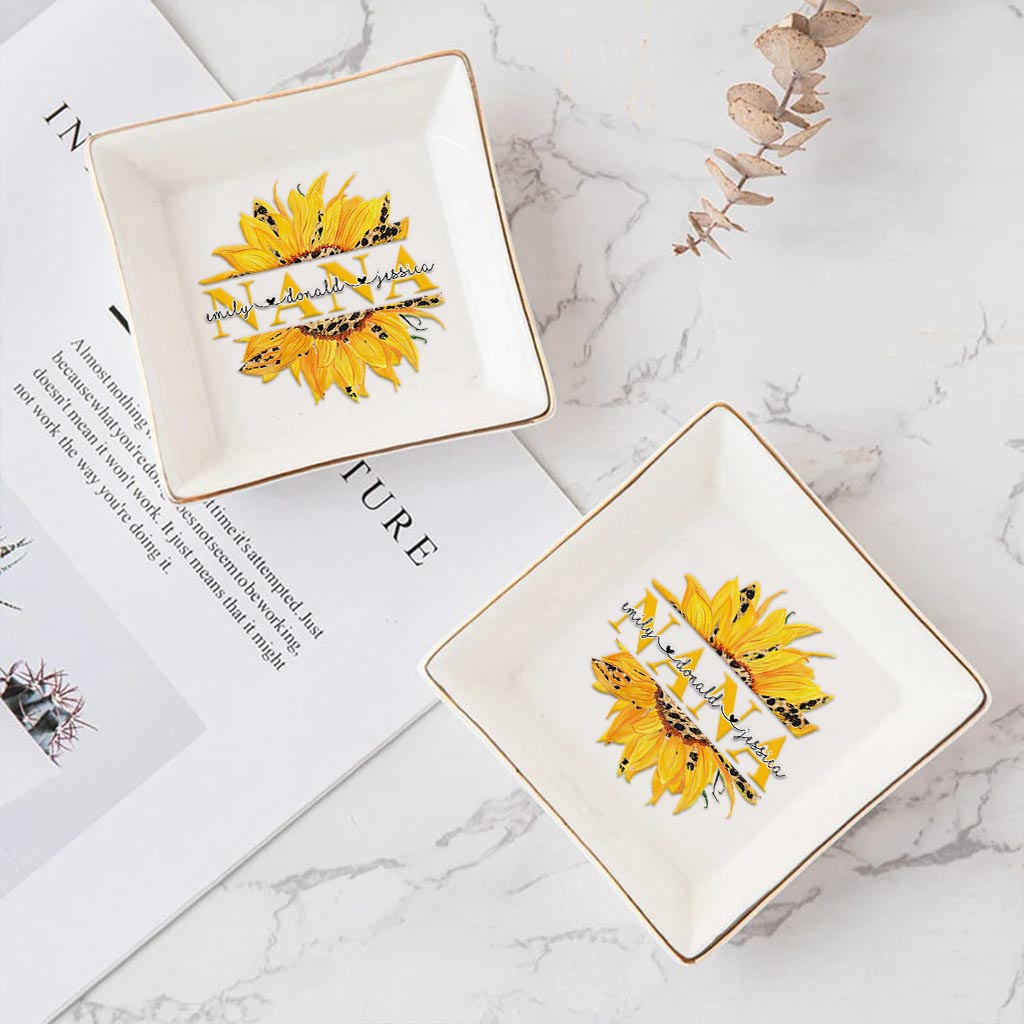 Tu es mon rayon de soleil - Porte-bijoux personnalisé pour la fête des mères, grand-mère