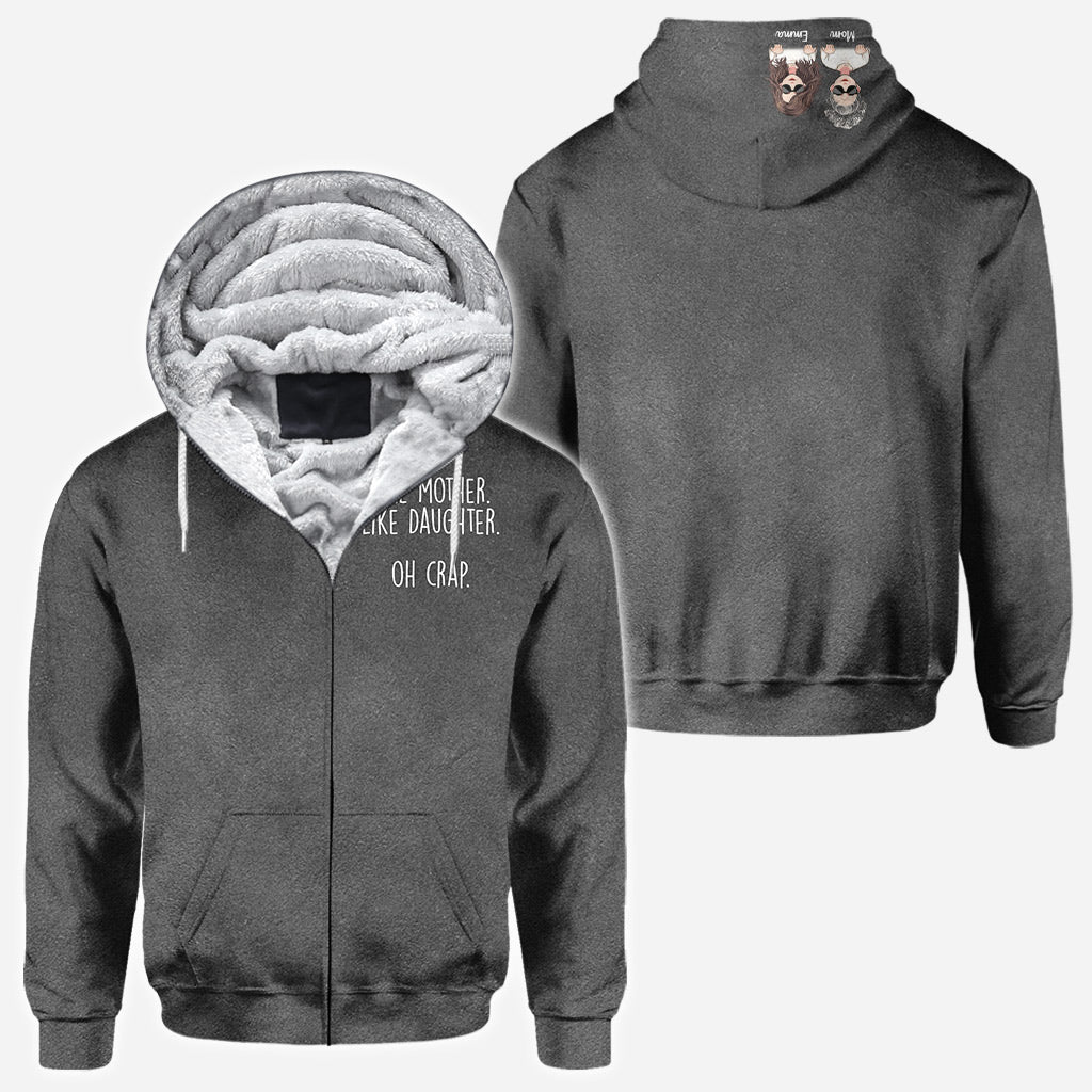 Telle mère, telle fille - Cadeau pour maman, fille, fils, enfant (2-16 ans) - T-shirt personnalisé intégral