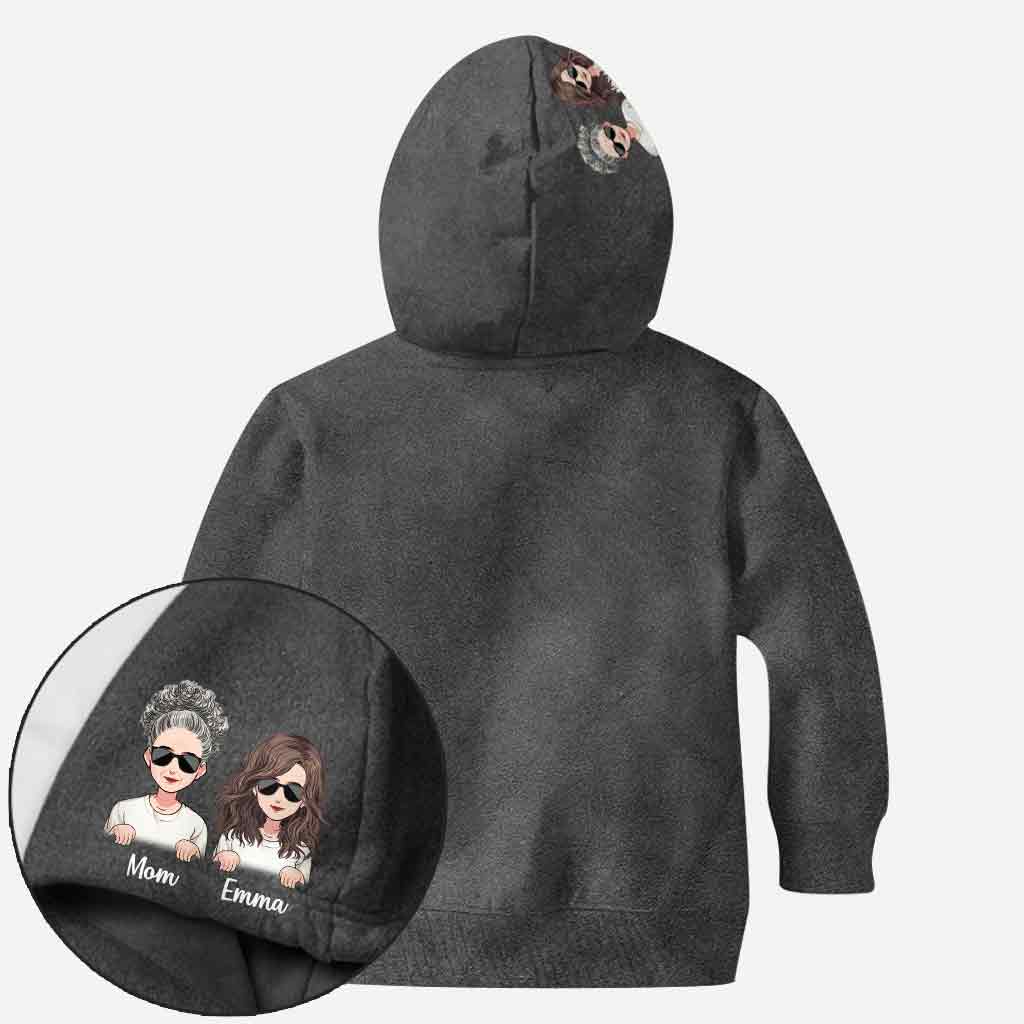 Telle mère, telle fille - Cadeau pour maman, fille, fils, enfant (2-16 ans) - T-shirt personnalisé intégral