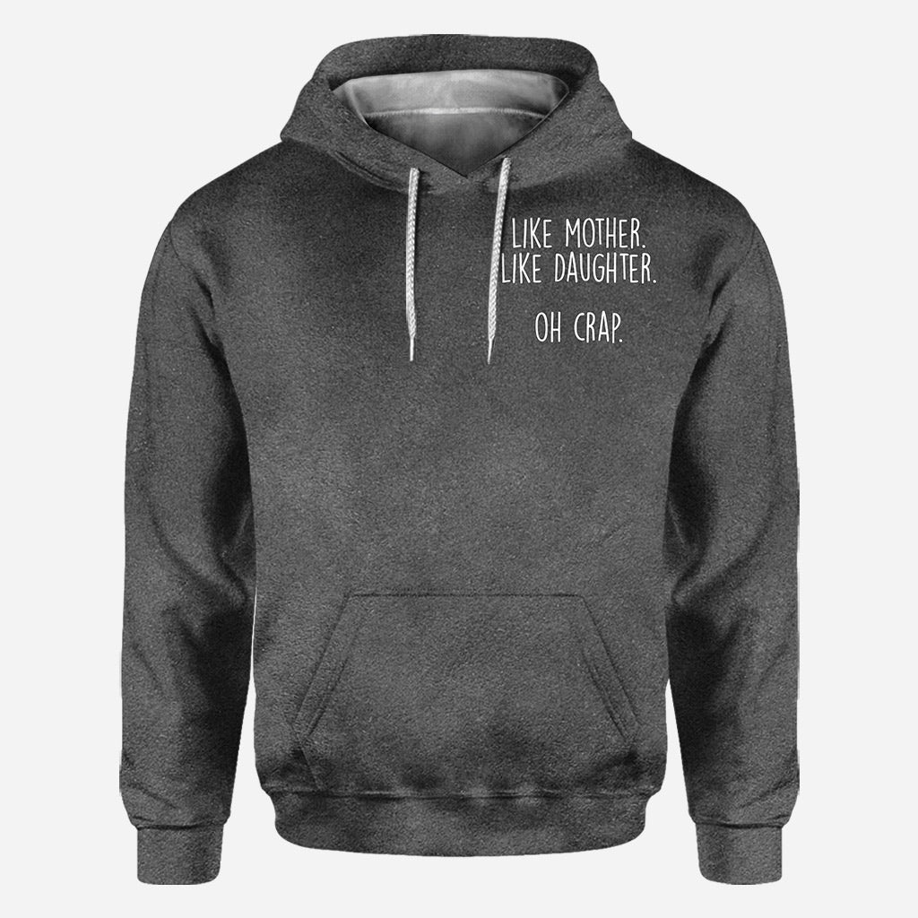 Telle mère, telle fille - Cadeau pour maman, fille, fils, enfant (2-16 ans) - T-shirt personnalisé intégral