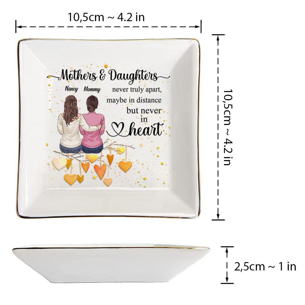 Mères et filles, unies pour toujours - Porte-bijoux personnalisé pour la fête des mères