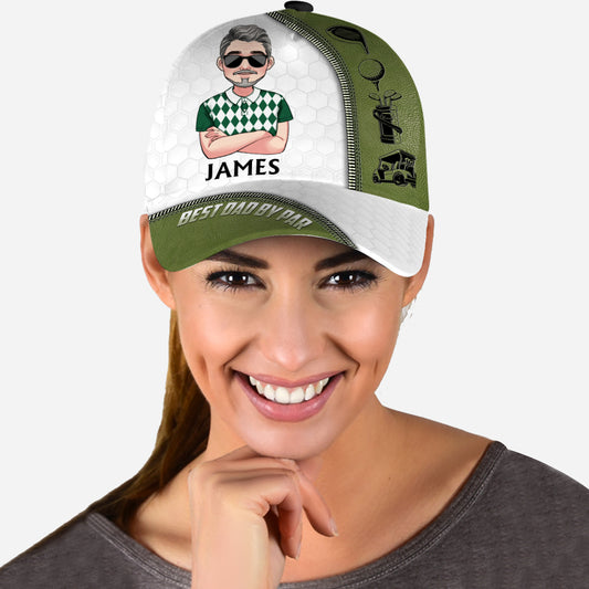 Best Dad By Par - Personalized Golf Classic Cap