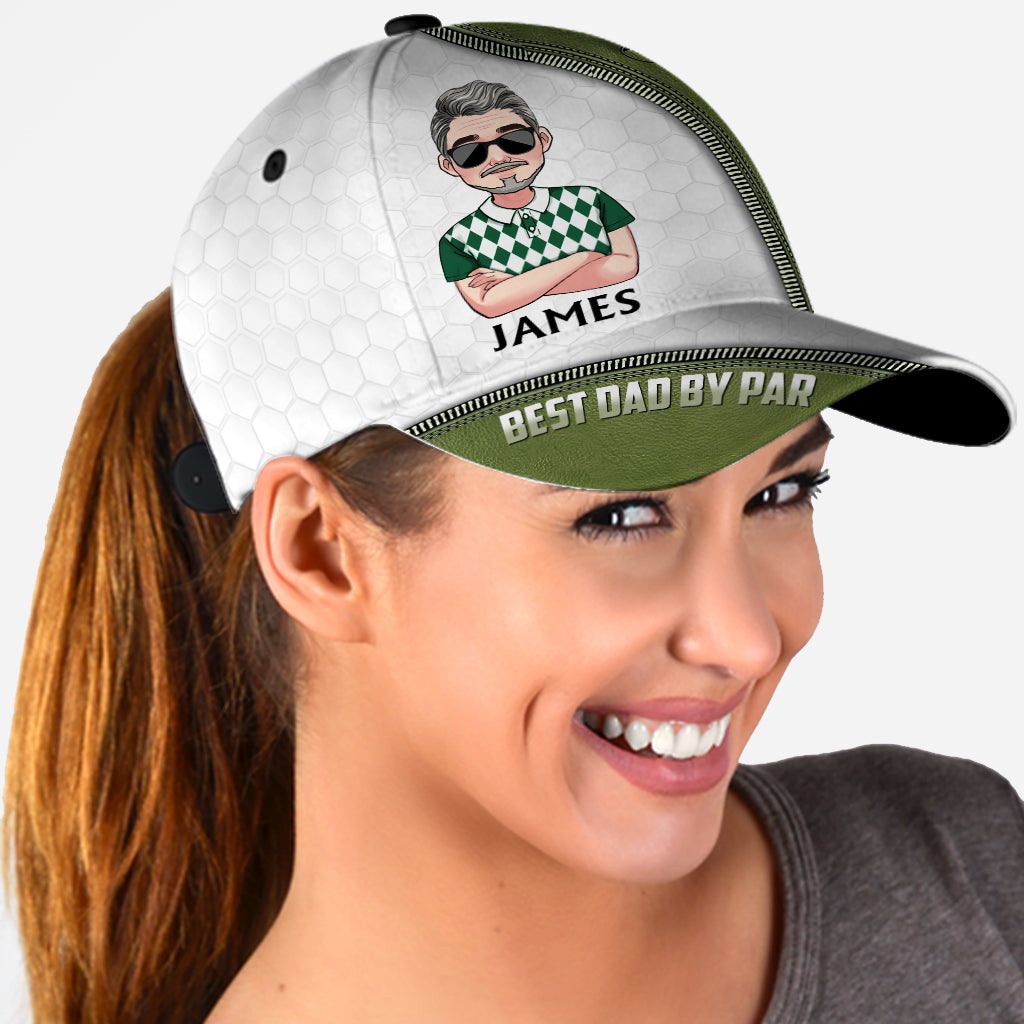Best Dad By Par - Personalized Golf Classic Cap