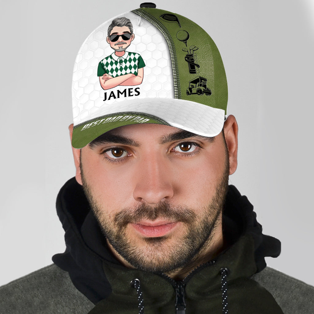Best Dad By Par - Personalized Golf Classic Cap