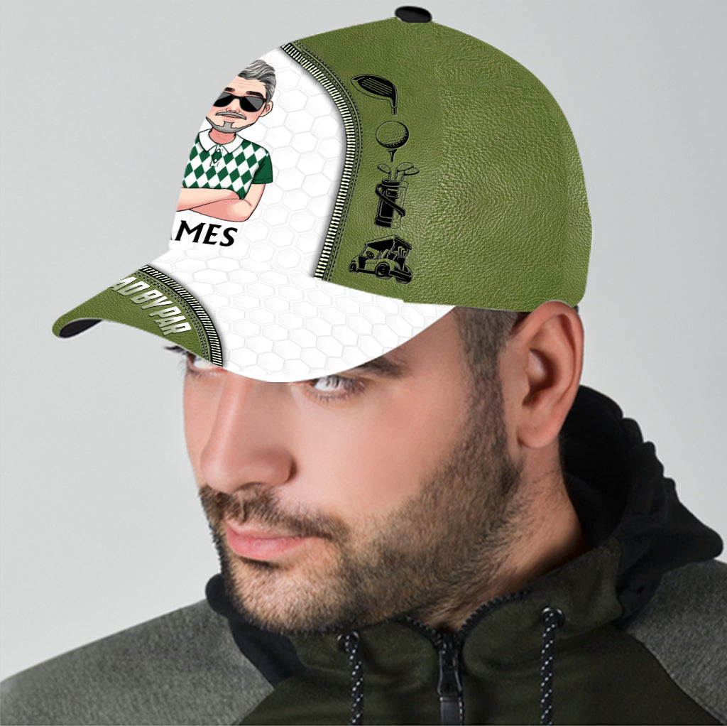 Best Dad By Par - Personalized Golf Classic Cap