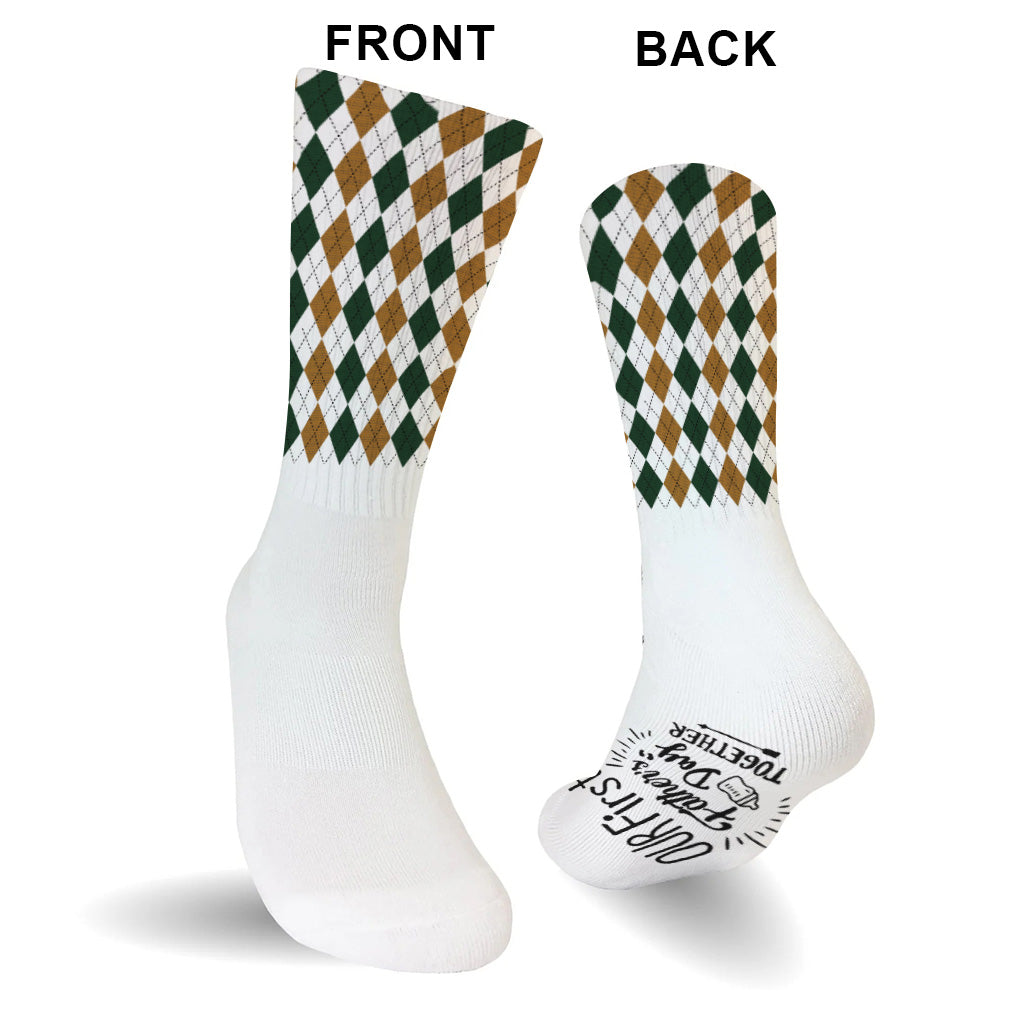 Notre première fête des pères ensemble - Chaussettes personnalisées pour papa