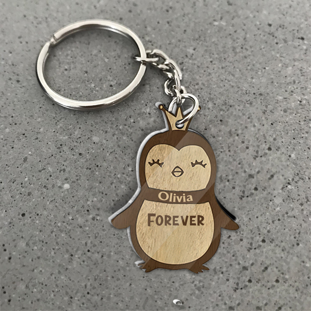 Let's Do This Forever - Personalized Couple Keychain