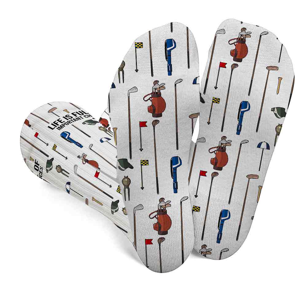 Voici mon style - Chaussettes de golf personnalisées