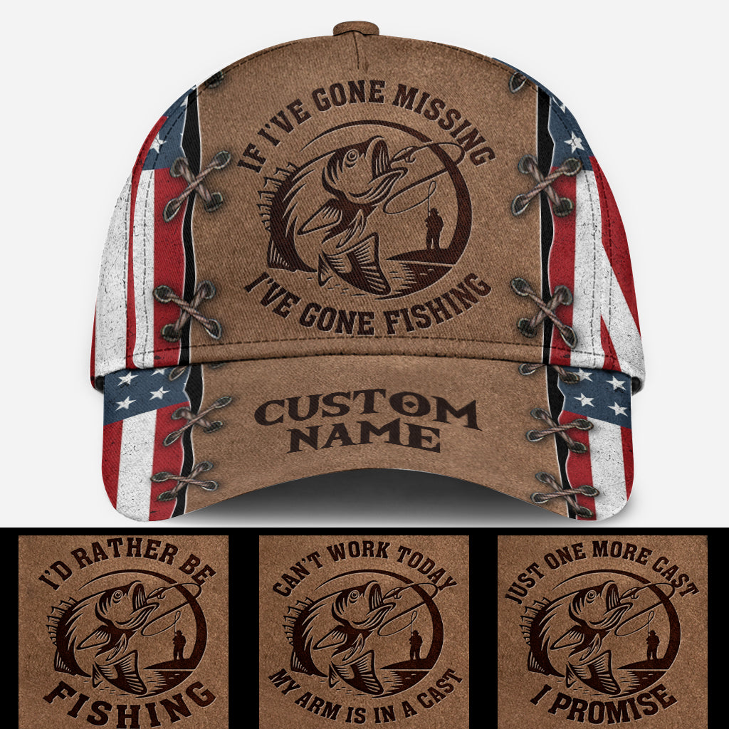 Je suis allé pêcher - Casquette de pêche classique personnalisée