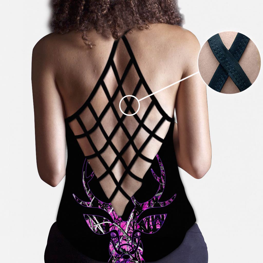 Débardeur croisé pour fille de chasse