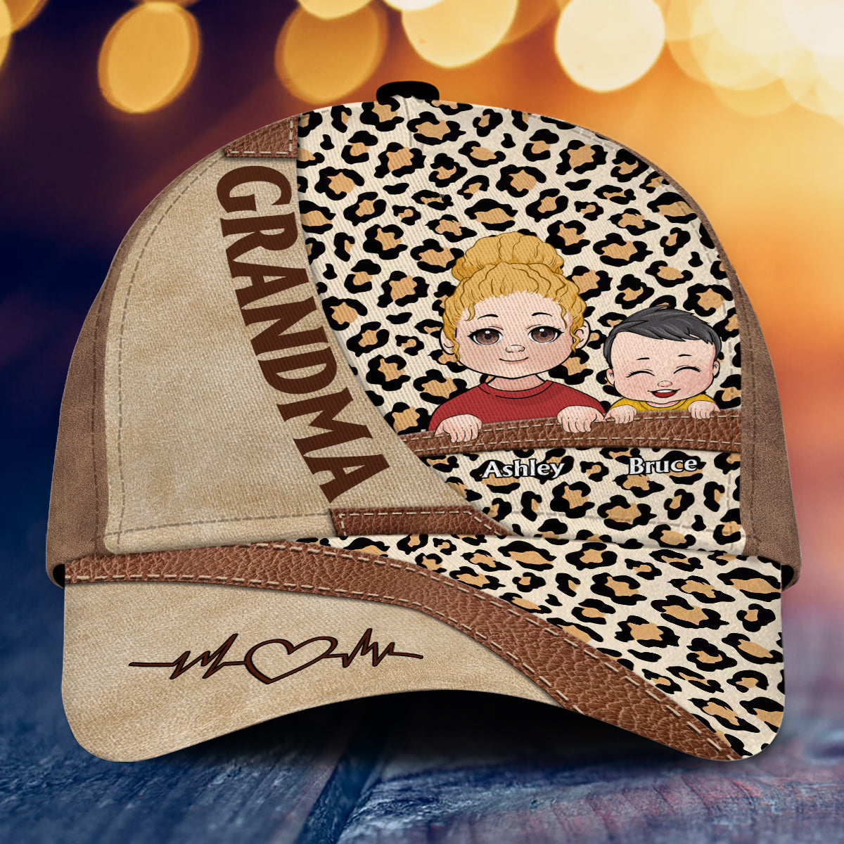 Meilleure grand-mère Mimi Mom du monde - Casquette classique personnalisée pour grand-mère