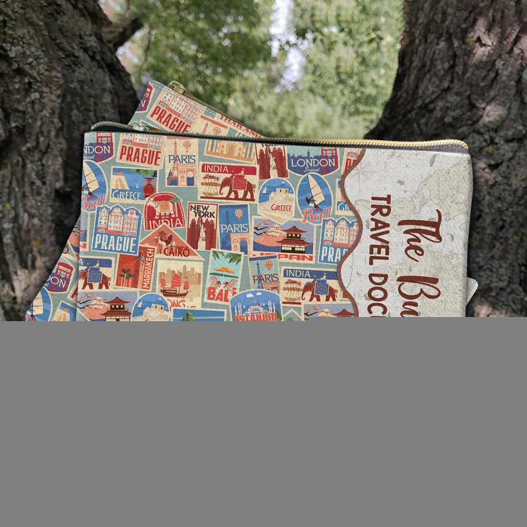Documents de voyage familiaux - Pochette de voyage personnalisée