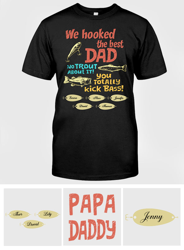 On a trouvé le meilleur papa ! - T-shirt et sweat à capuche de pêche personnalisés