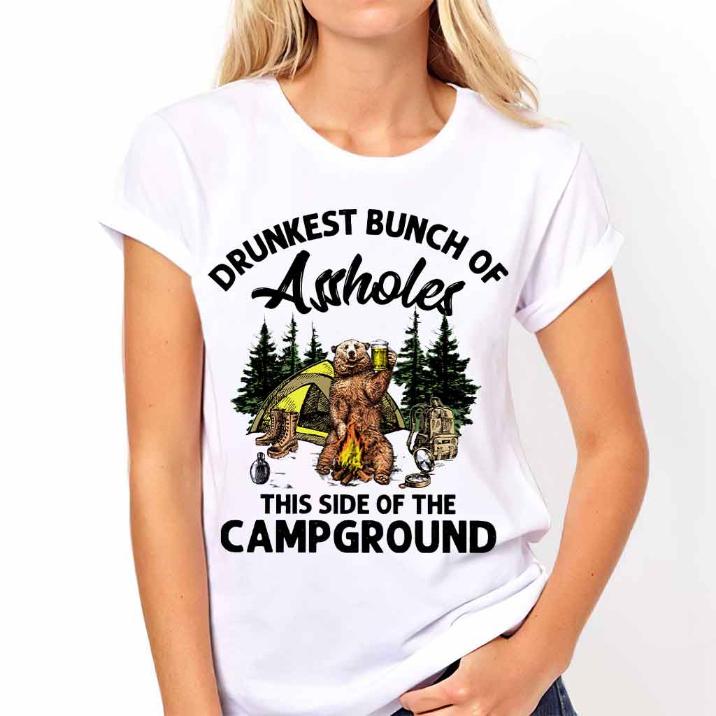La bande la plus ivre du camping - T-shirt et sweat à capuche de camping 112021