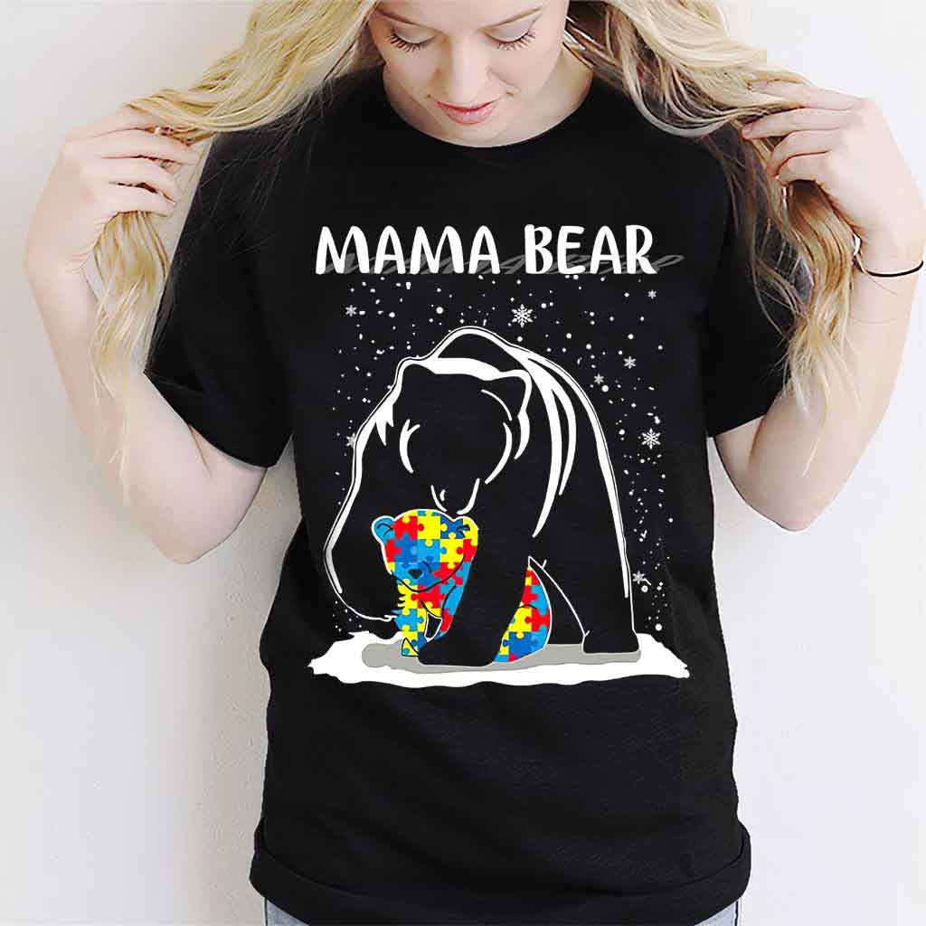 T-shirt et sweat à capuche « Maman Ours » – Sensibilisation à l’autisme 112021