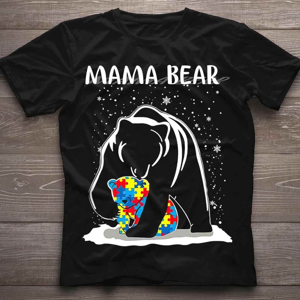 T-shirt et sweat à capuche « Maman Ours » – Sensibilisation à l’autisme 112021
