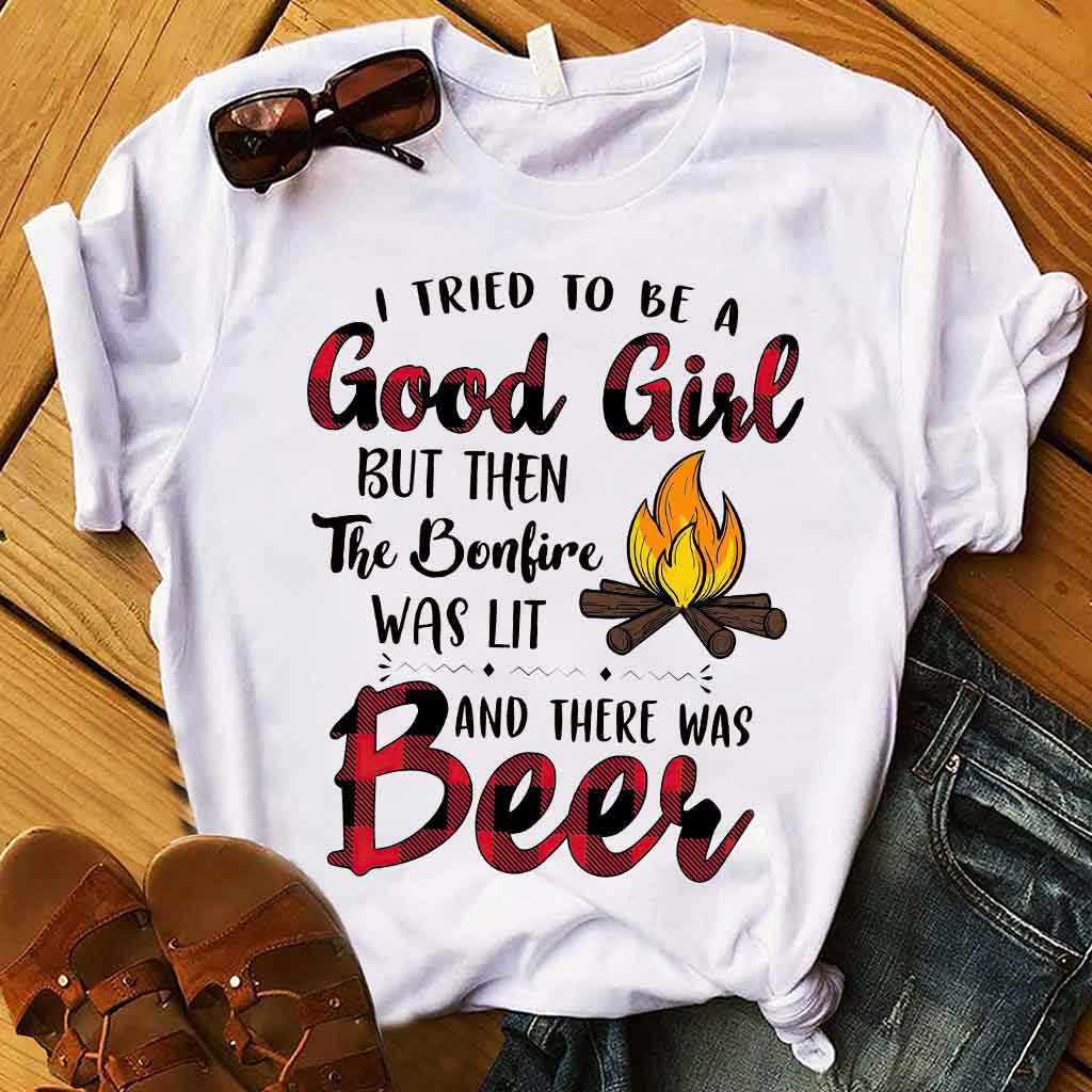 J'ai essayé d'être une gentille fille - T-shirt et sweat à capuche de camping 112021