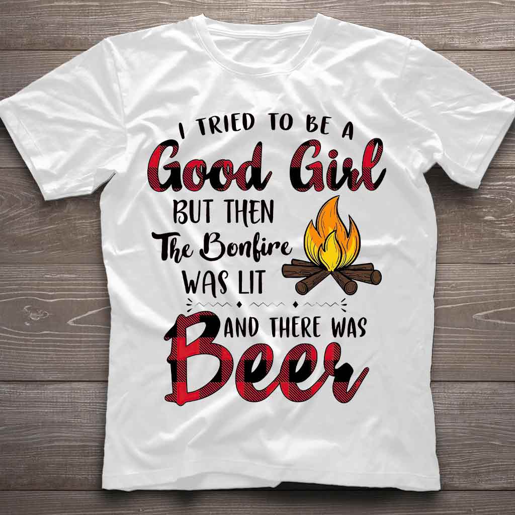 J'ai essayé d'être une gentille fille - T-shirt et sweat à capuche de camping 112021