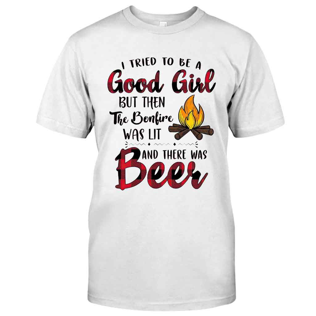 J'ai essayé d'être une gentille fille - T-shirt et sweat à capuche de camping 112021