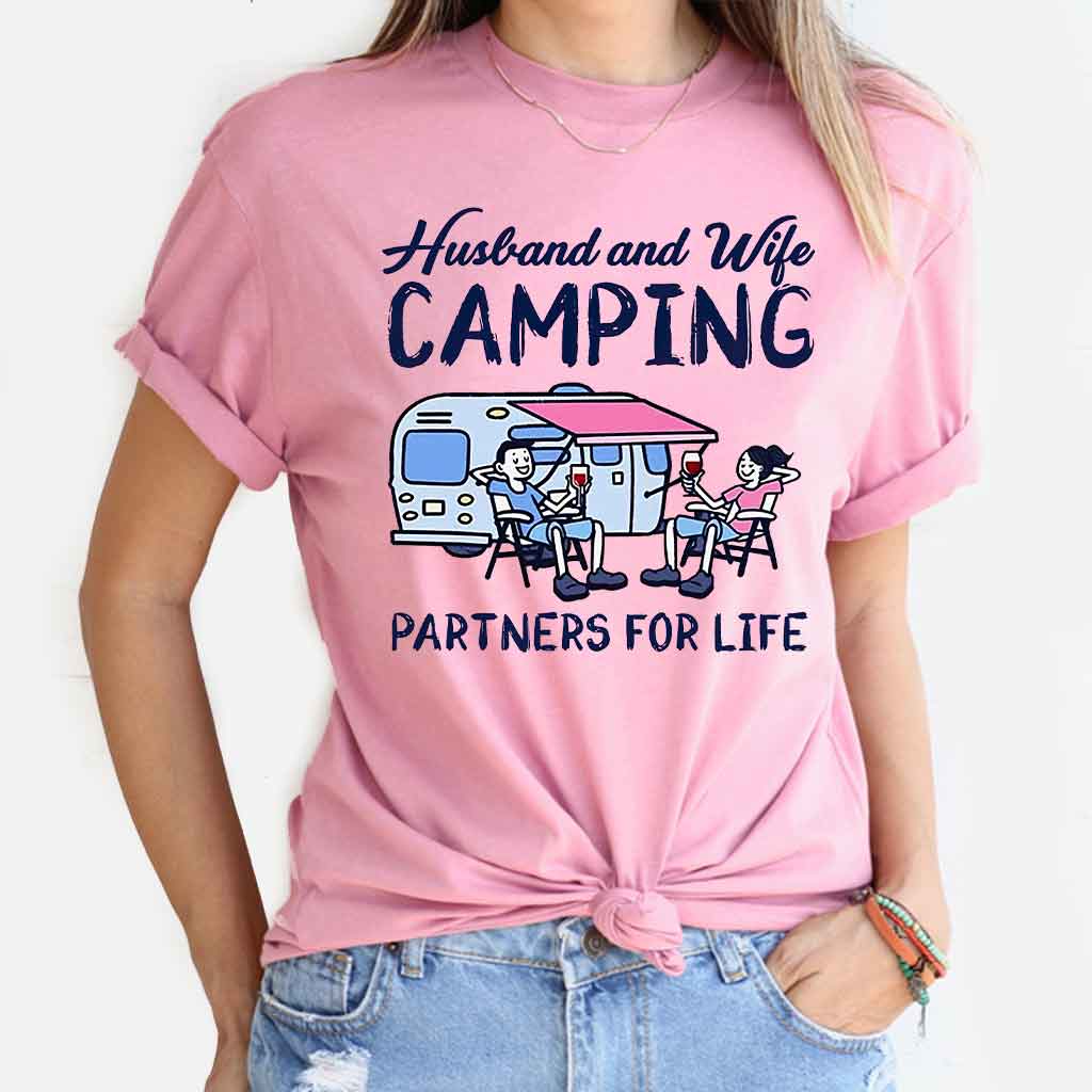 Couple de campeurs pour la vie - T-shirt et sweat à capuche de camping 112021