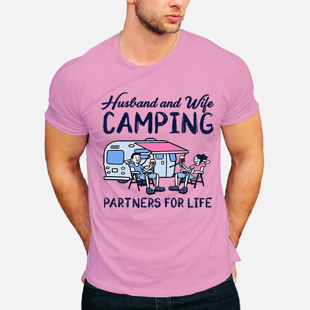 Couple de campeurs pour la vie - T-shirt et sweat à capuche de camping 112021