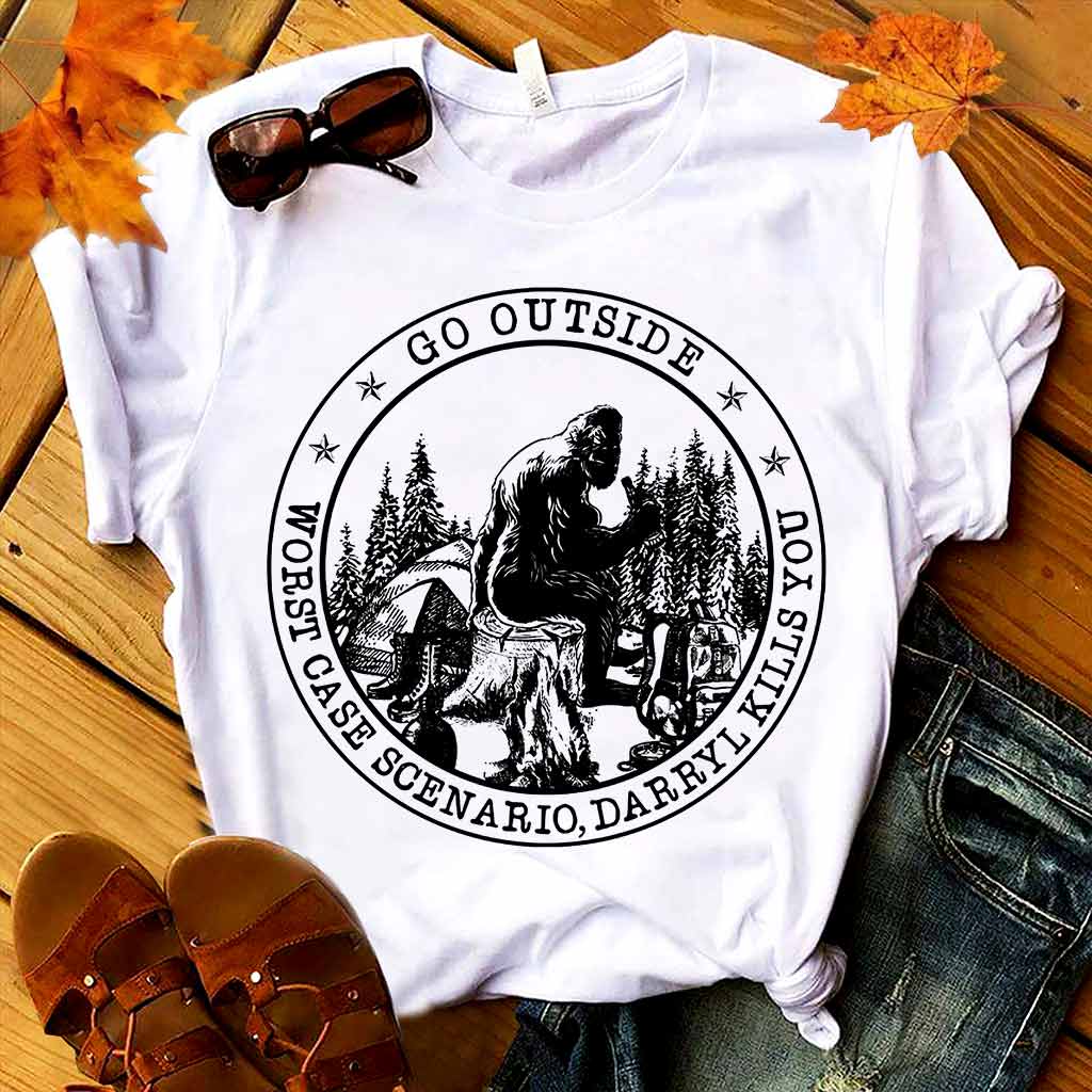 Go Outside - T-shirt et sweat à capuche de camping 112021