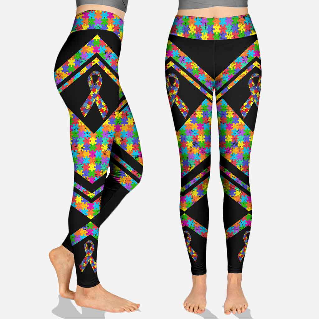 Maman - Débardeur et legging ajourés pour la sensibilisation à l'autisme 1121