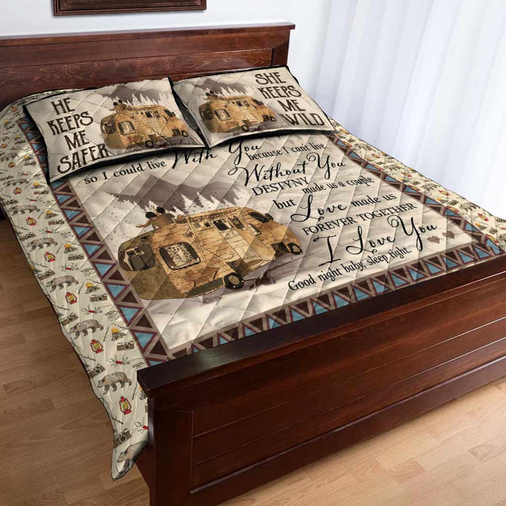 Je te choisis - Ensemble de courtepointe de camping 112021