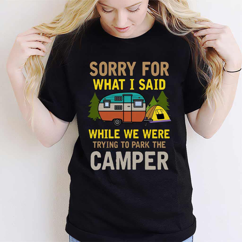 Désolé pour ce que j'ai dit - T-shirt et sweat à capuche de camping 1121