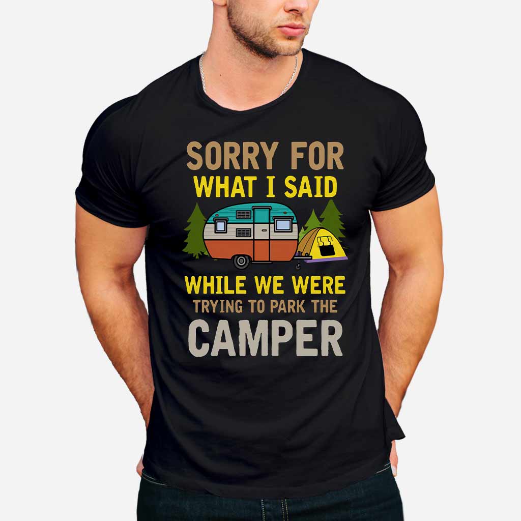 Désolé pour ce que j'ai dit - T-shirt et sweat à capuche de camping 1121