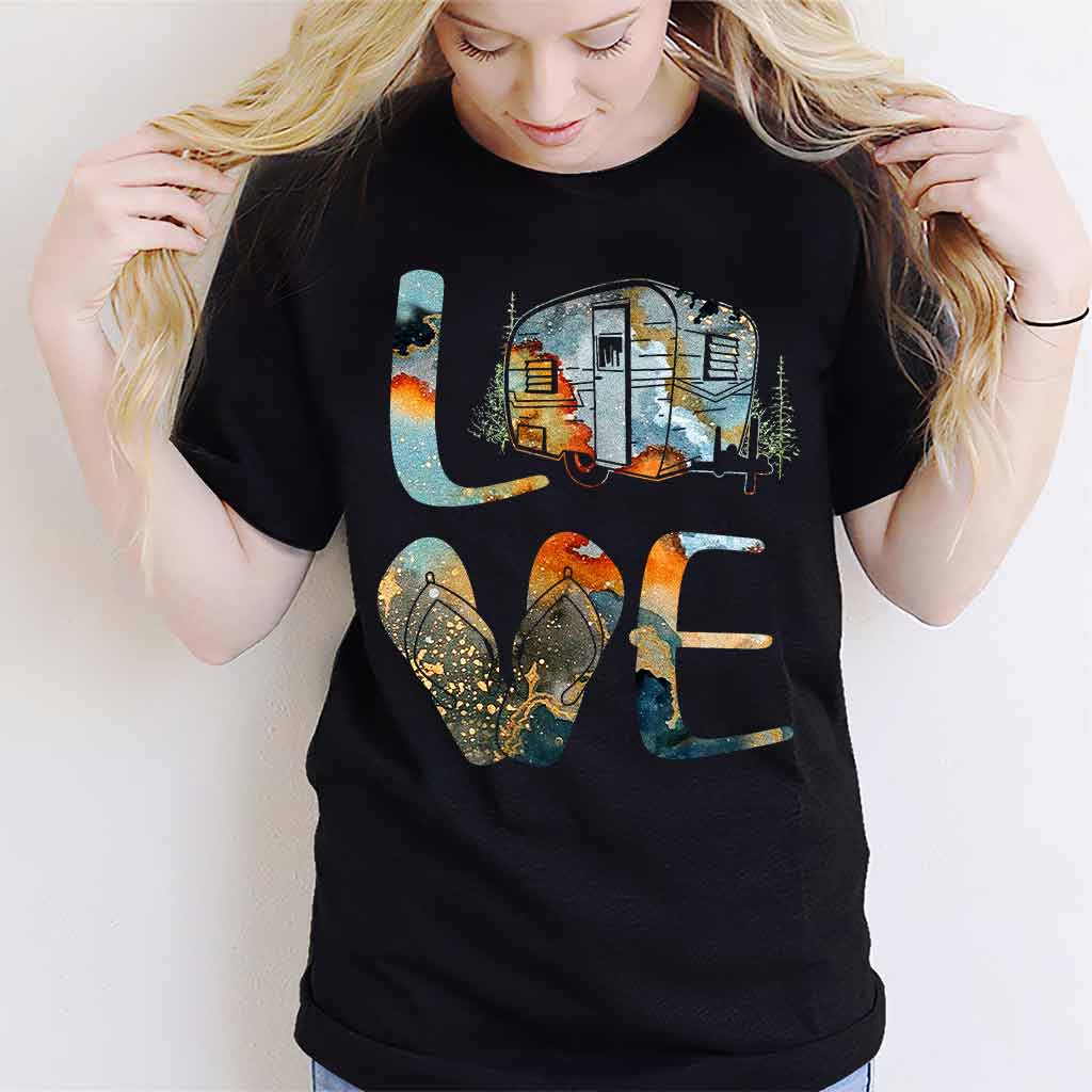 Love - Camping T-shirt and Hoodie 112021