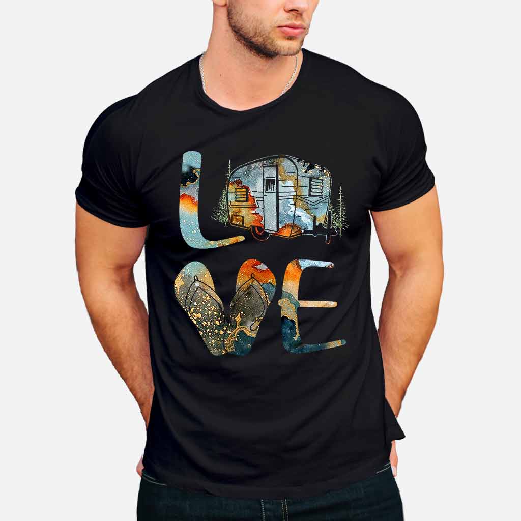 Love - Camping T-shirt and Hoodie 112021