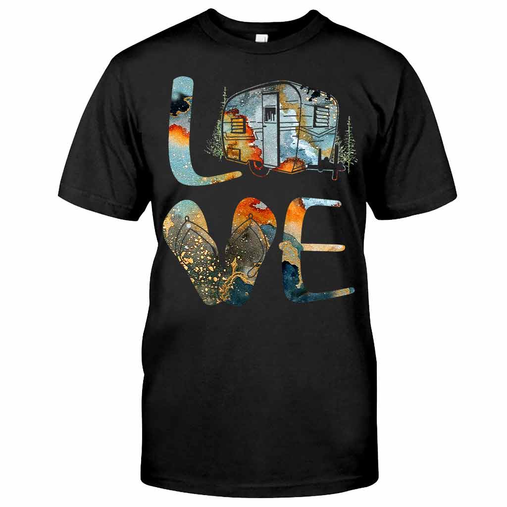 Love - Camping T-shirt and Hoodie 112021