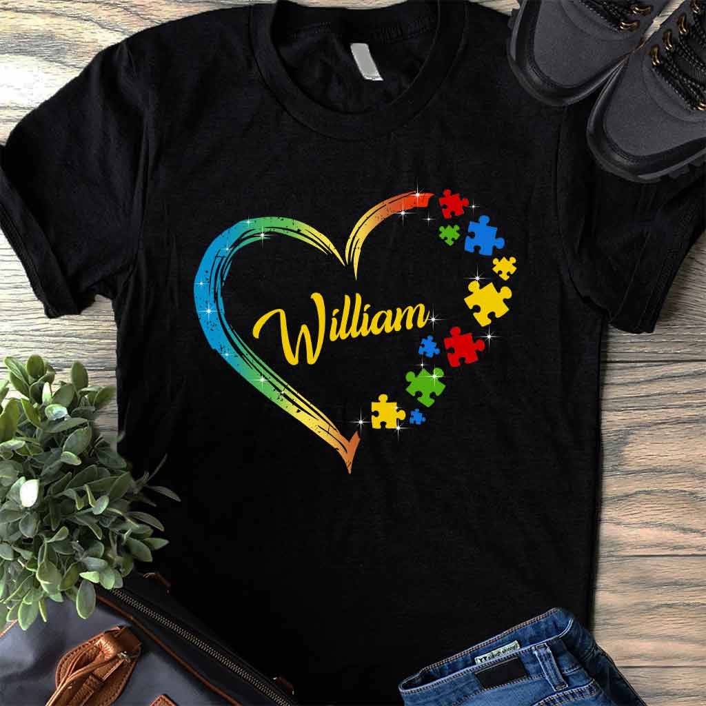 Sensibilisation à l'autisme - T-shirt et sweat à capuche personnalisés 1121