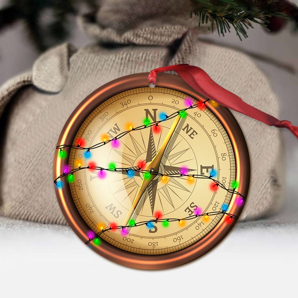 Collection d'articles de camping - Décoration de Noël pour le camping (Imprimée des deux côtés)