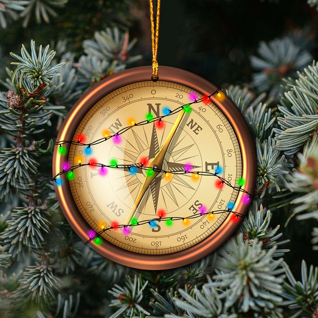 Collection d'articles de camping - Décoration de Noël pour le camping (Imprimée des deux côtés)