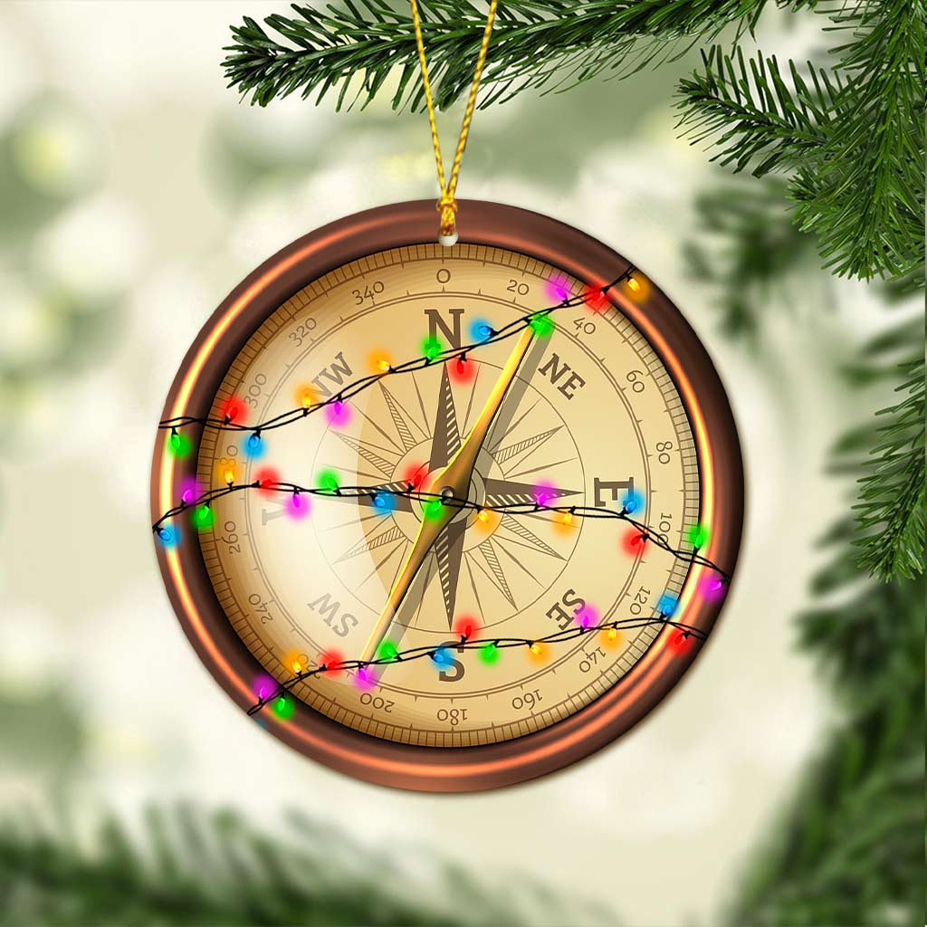 Collection d'articles de camping - Décoration de Noël pour le camping (Imprimée des deux côtés)