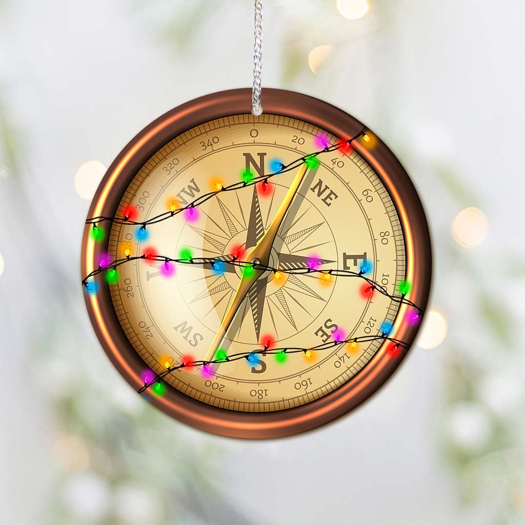 Collection d'articles de camping - Décoration de Noël pour le camping (Imprimée des deux côtés)